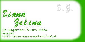 diana zelina business card